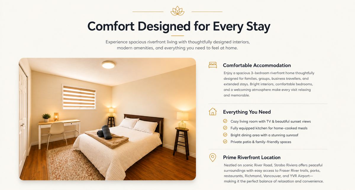 Bright bedroom interior at Strabo Riviera