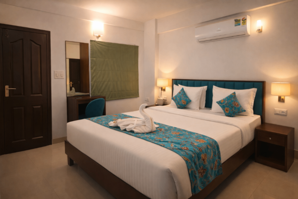 Two Bedroom Deluxe Suite master bedroom