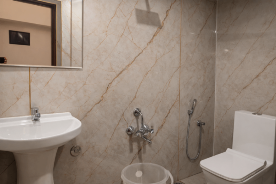 Standard room bathroom