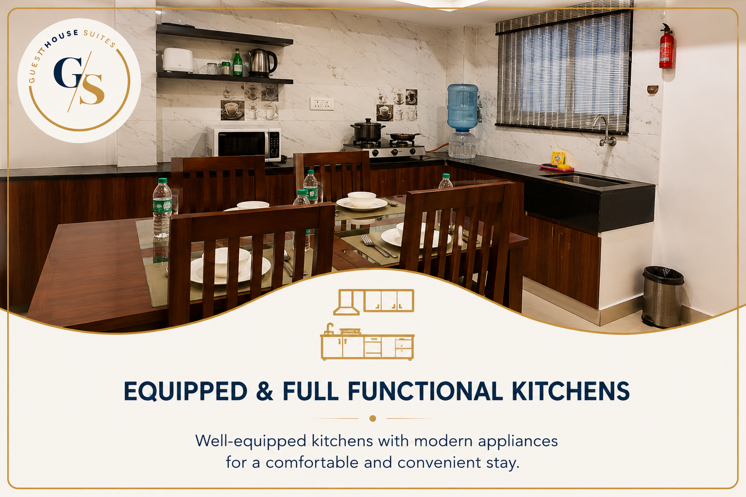 Kitchen Guest House Suites Kadubeesanahalli